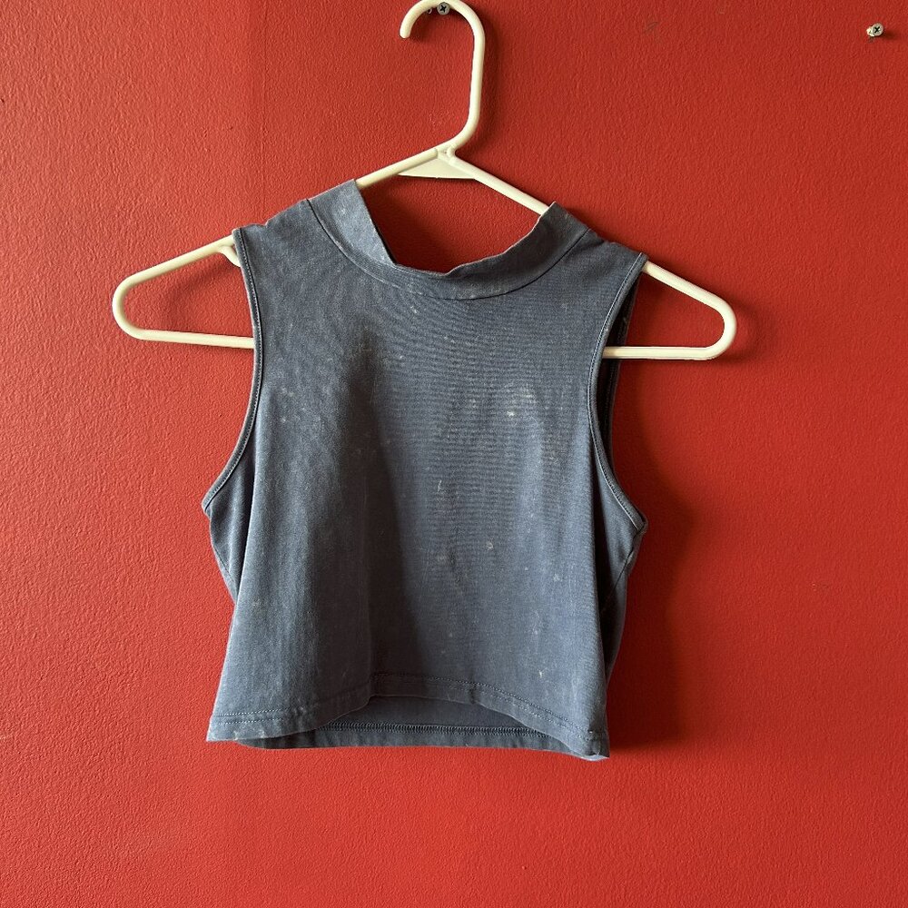 Blue Crop Top